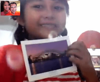 Memadukan Skype dan kartu pos :)