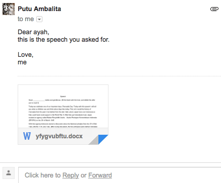 Lita’s Mission: Writing a&nbsp;Speech!